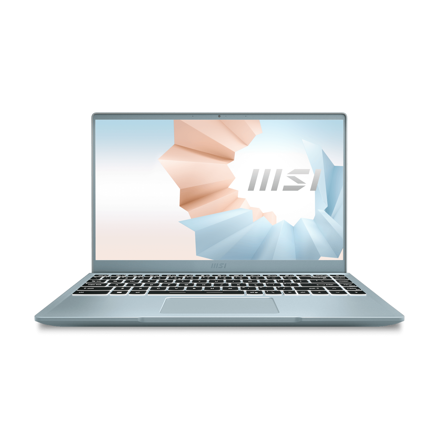  opened notebook front view