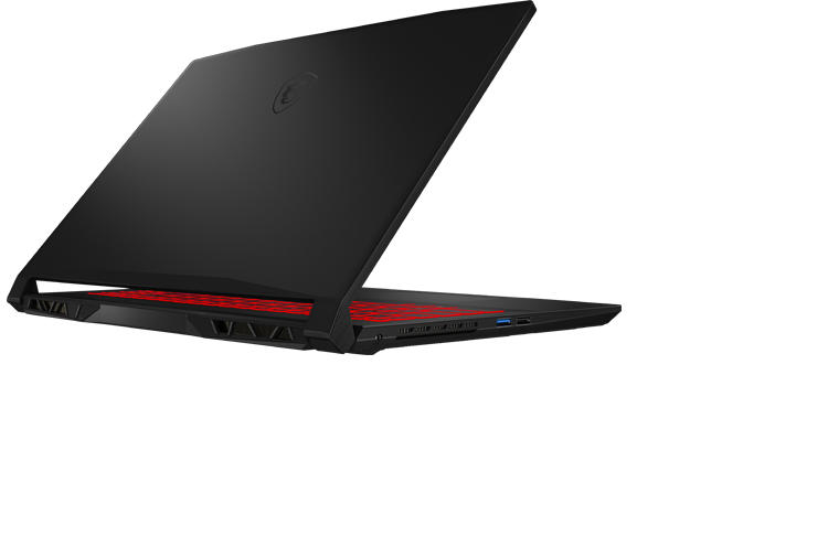 msi katana laptop with different angle 