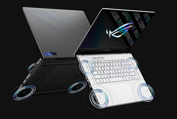 Image du Zephyrus G15 position du haut-parleur