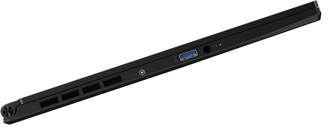 msi stealth 15m laptop left