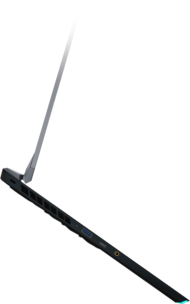 msi ge76 tiger lake io right side