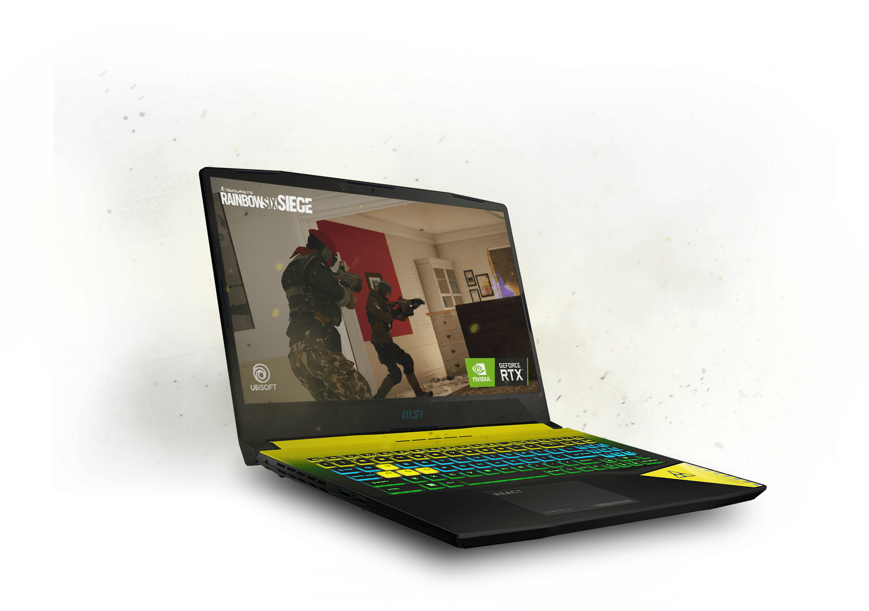 MSI Notebook  Crosshair 15 rainbow six