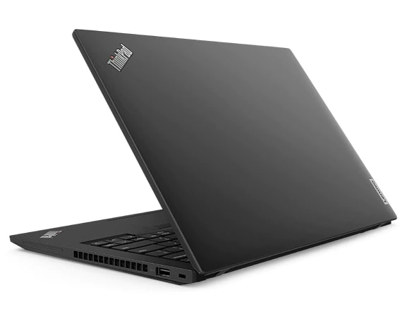 Front-facing view of ThinkPad T14 Gen 3 (14 Intel), showing display and edge of keyboard