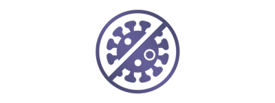 99 % des virus et bactéries inhibés