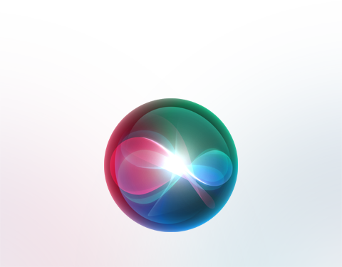 Image de Siri. Une personne lui pose une question de santé.