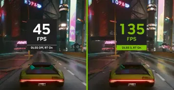 Images de comparaison de DLSS 3 activé et désactivé