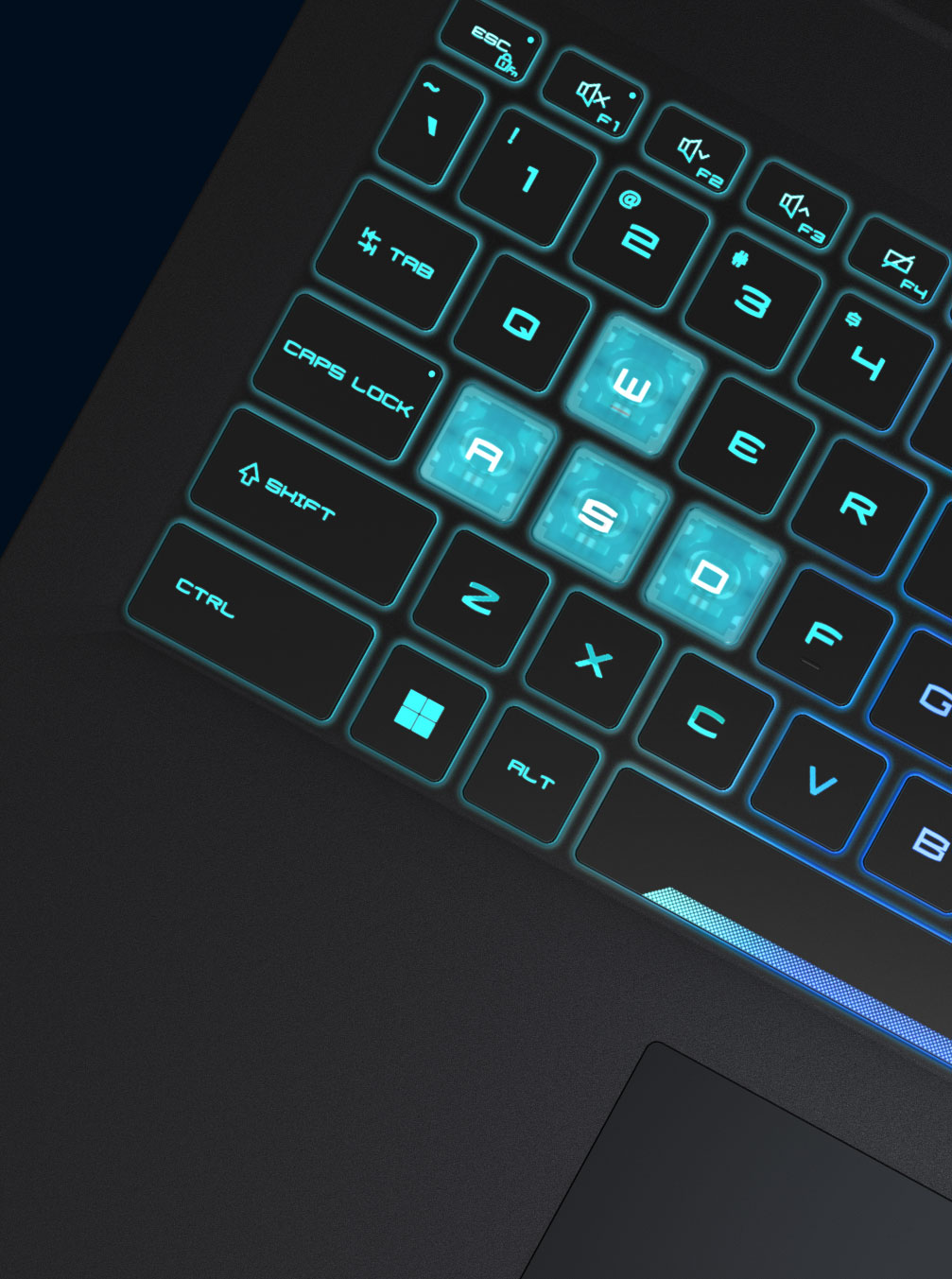 CYBERPUNK-INSPIRED KEYCAPS