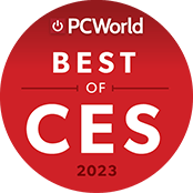 pcw best of ces 2023 award badge