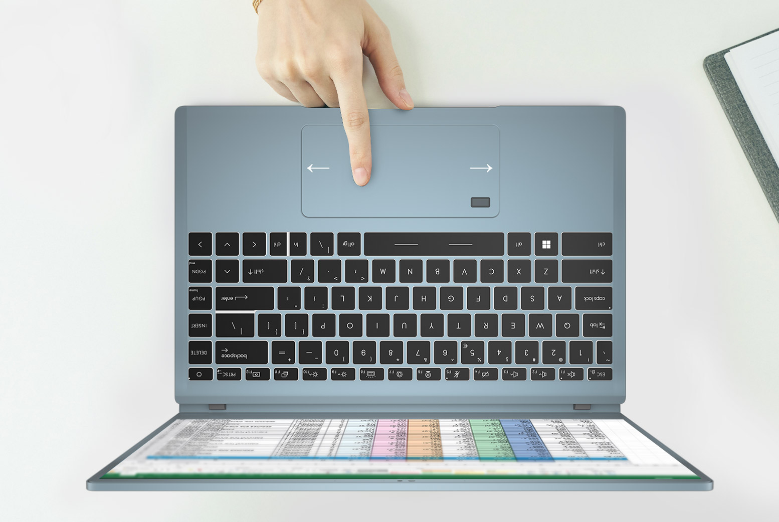 msi prestige 12th touchpad laptop