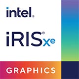 intel iris badge