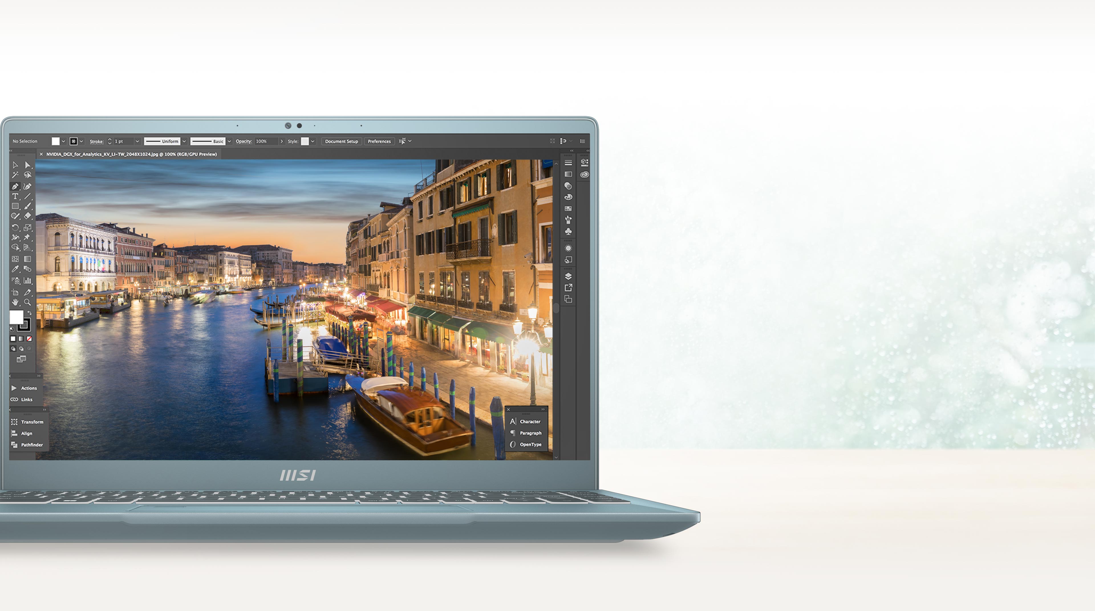 msi prestige Evo laptop